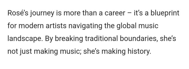 Rosé's Career: Revolutionary or Reckless? Music's Future at Stake!