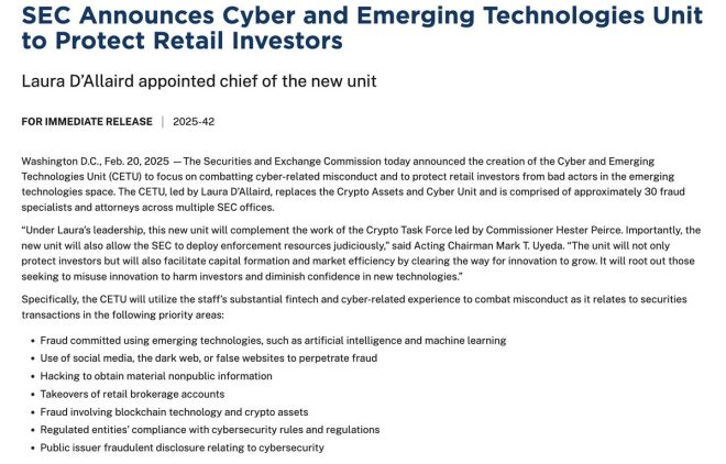 SEC Launches Controversial Cyber Unit: A New Era of Regulation?