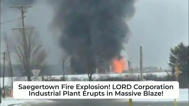 Saegertown Fire Explosion: LORD Corp Plant Erupts in Chaos!