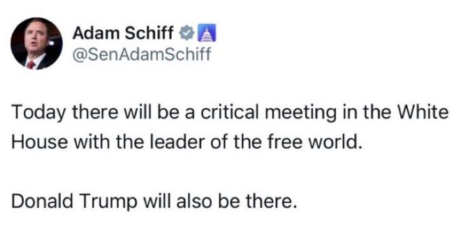 Schiff Claims Free World Led by 'Martial Law' Dictator!