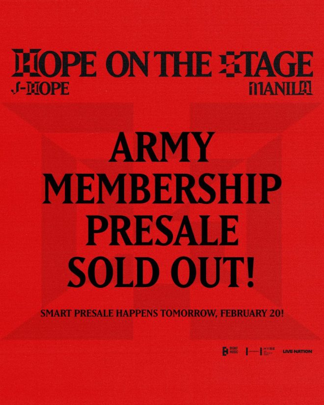 Sold Out! j-hope's Manila Tour Sparks Outrage Among Fans!