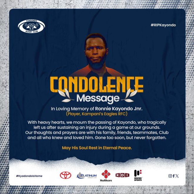 Tragic Death of Rugby Player Ronnie Kayondo Jr. Shocks Community