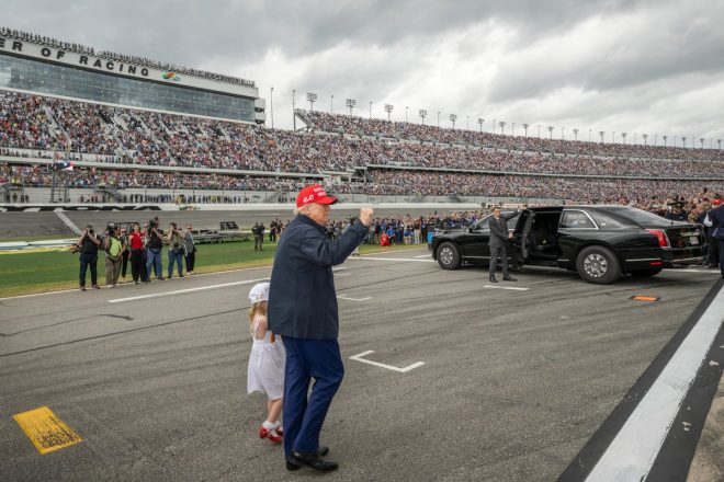 Trump Declares Daytona 500 Ultimate Symbol of American Greatness!