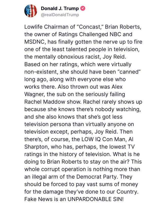 Trump's SHOCKING Attack: NBC, MSNBC, Maddow & Reid CRUSHED!