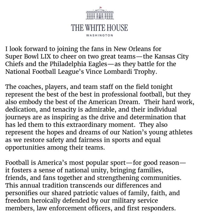 Trump's Shocking Super Bowl LIX Statement Sparks National Outrage!