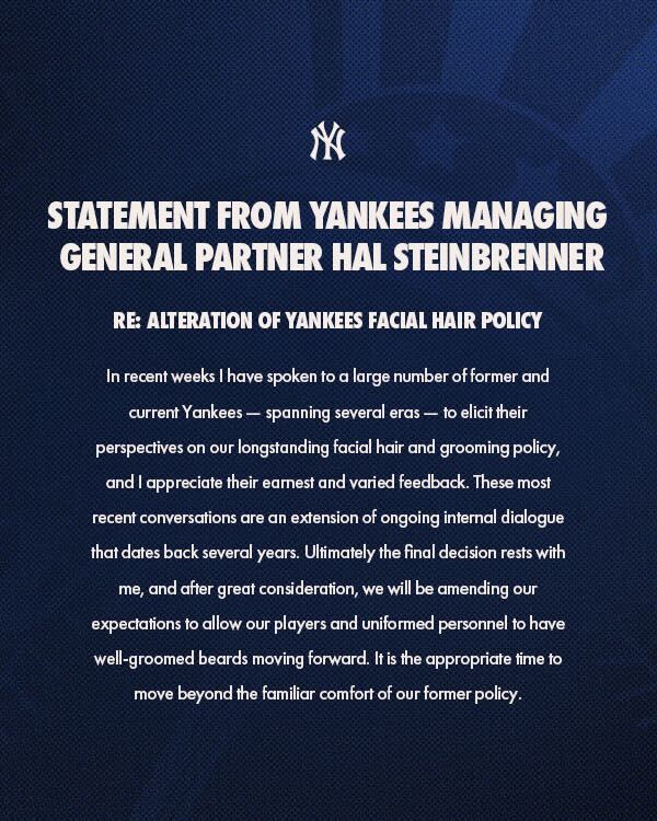 Yankees' Hal Steinbrenner Sparks Fury with New Facial Hair Rule!