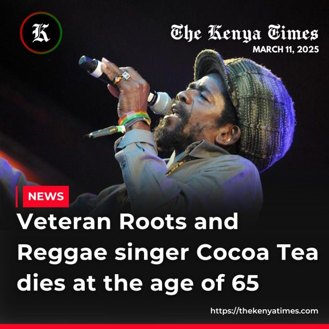 Death of Veteran Roots and Reggae Singer Cocoa Tea at 65