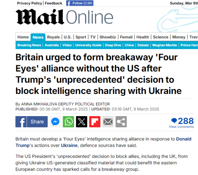 BREAKING: Britain Urged to Join 'Four Eyes' Amid Trump’s Betrayal!