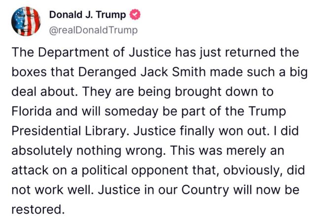 🚨 BREAKING: DOJ Returns Trump’s Mar-a-Lago Items Amid Fury!