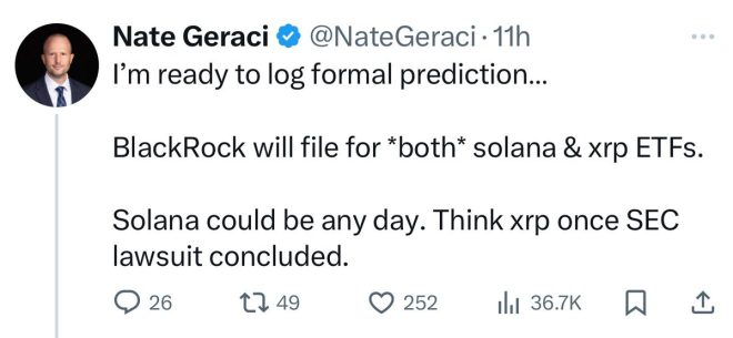 ðĻBREAKING: ETFStore President Claims BlackRock to File Solana & XRP ETFs!