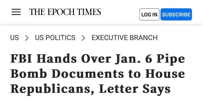 BREAKING: FBI’s J6 Pipe Bomb Files Leaked to House GOP!