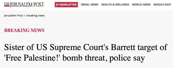 BREAKING: Justice Barrett's Sister Targeted in Bomb Threat!