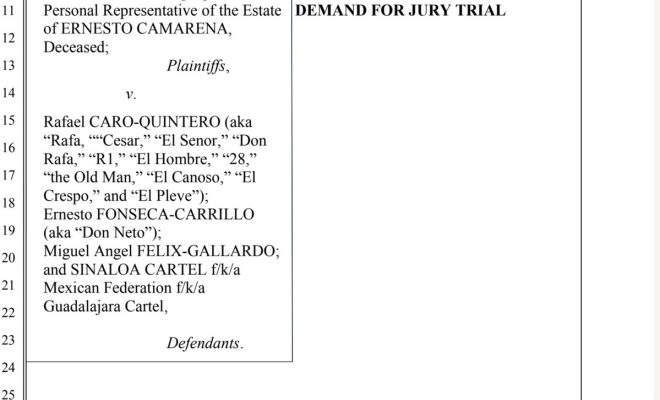 BREAKING: Kiki Camarena's Family Sues Cartel, Seeks Asset Seizures!