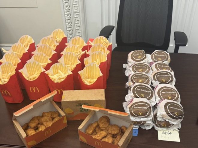 BREAKING: McDonald's Served to Trump Before Congress Speech!