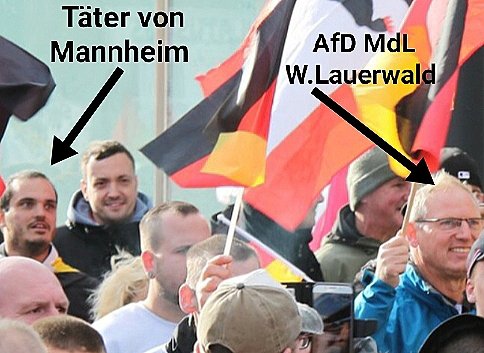 +++BREAKING NEWS+++ AfD's Lauerwald Linked to Mannheim Violence at Protest!