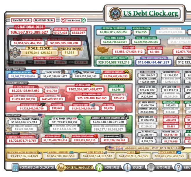 BREAKING: US Debt Clock Now Includes DOGE & Taxpayer Savings!