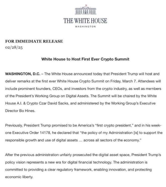 BREAKING: White House to Host Controversial Crypto Summit! 💥