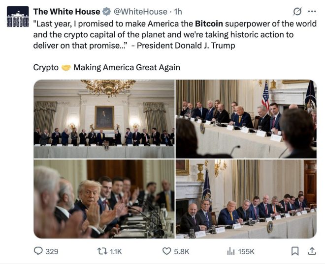 BREAKING: White House's Shocking Crypto Post Ignites Outrage!