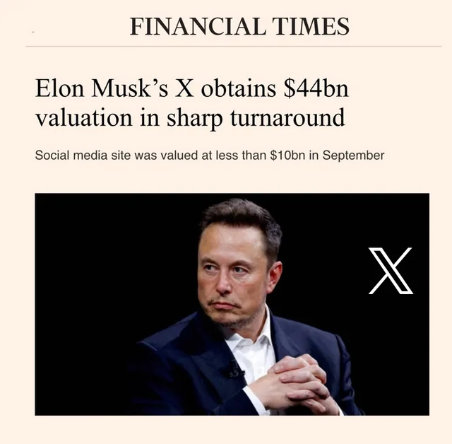 🚨BREAKING: X Valuation Soars to $44B - Musk’s Shocking Comeback!