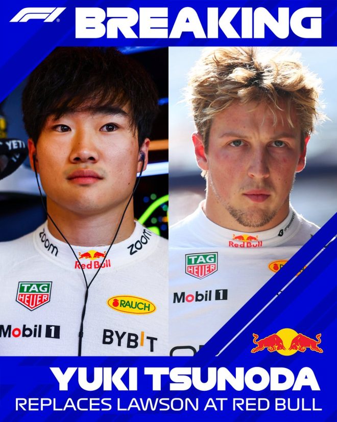 BREAKING: Yuki Tsunoda Shocks F1 by Replacing Lawson at Red Bull!
