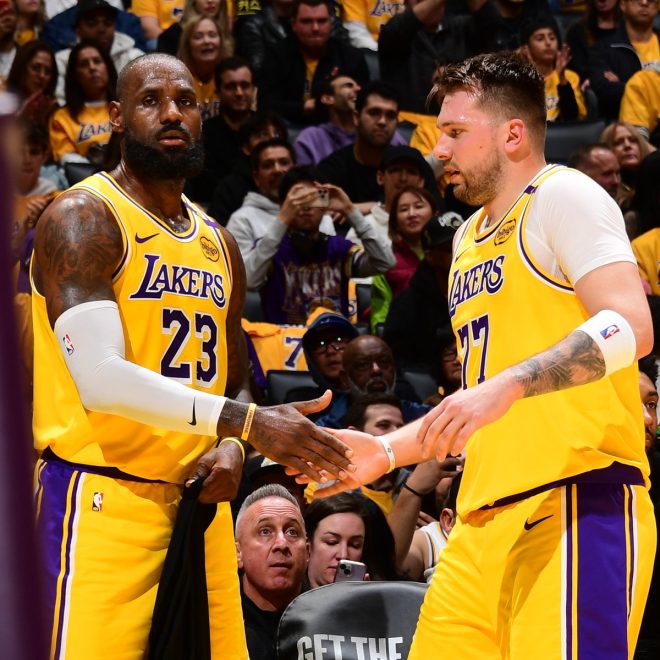 Bron & Luka Ignite Controversy: 64 PTS Sparks Lakers' Dominance!