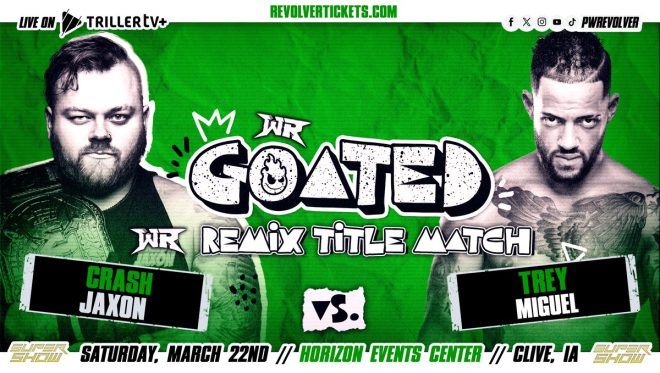 Controversial Battle Set to Ignite Iowa as Crash Jaxon Takes on Trey Miguel in Title Match! #RevolverGOATED