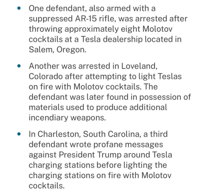 DOJ Declares War on Domestic Terrorism: Tesla Vandalism Charged!