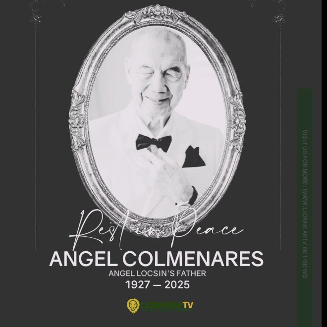 Death of Angel Locsin's Father, Angel M. Colmenares, at 98