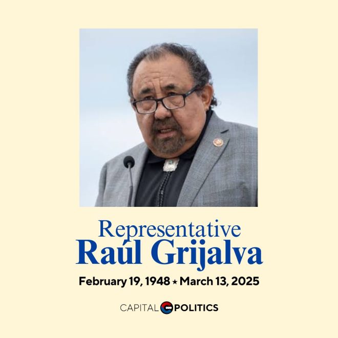 Death of Arizona Representative Raúl Grijalva at 77