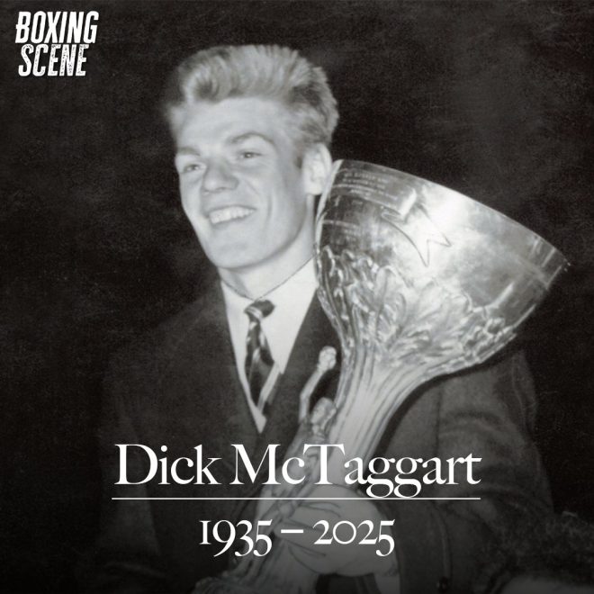 Death of Dick McTaggart, Britain's Boxing Legend, at 89  
Rest in Peace, champ.  
Full story: