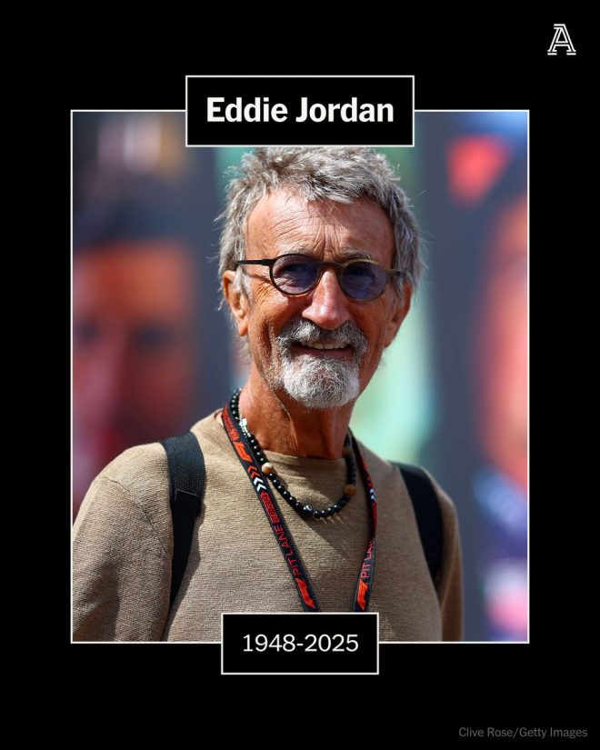 Death of Ex-Formula One Team Owner Eddie Jordan at 76