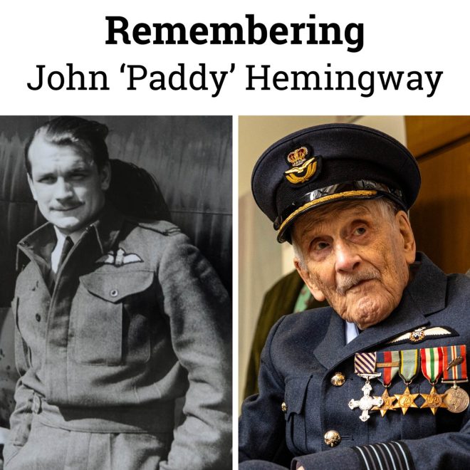 Death of Last Battle of Britain Pilot, Group Captain Hemingway