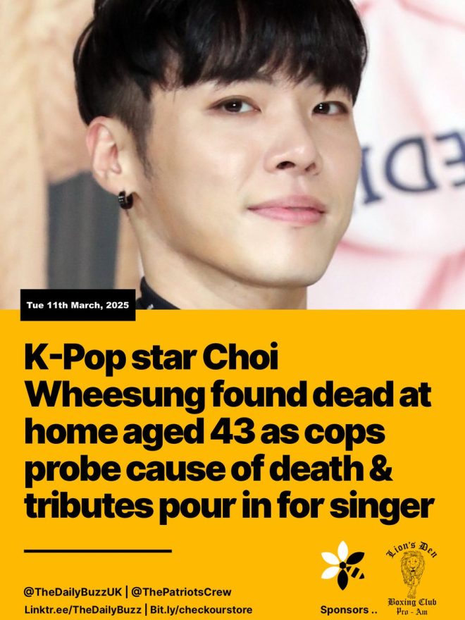Death of Popular South Korean Singer Wheesung at 43 Shocks Fans