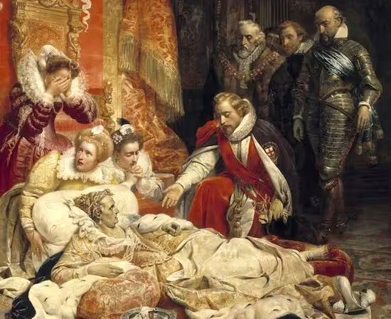 Death of Queen Elizabeth I at 69 Marks End of an Era