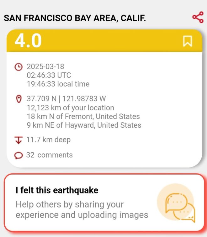 Devastating 4.0 Earthquake Rocks San Francisco Bay Area - Catastrophic Damage Feared #Emsc #earthquake #seismic #Terremoto #bayarea #California