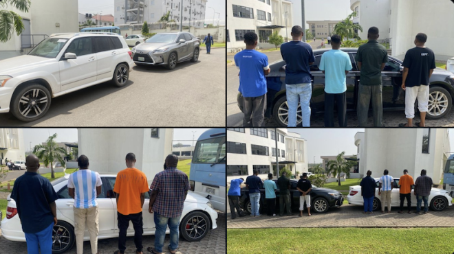 EFCC's Shocking Raids: Nine Internet Fraudsters Nabbed in Abuja!