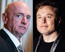 Elon Musk Calls Sen. Mark Kelly a Traitor Over Ukraine Visit!