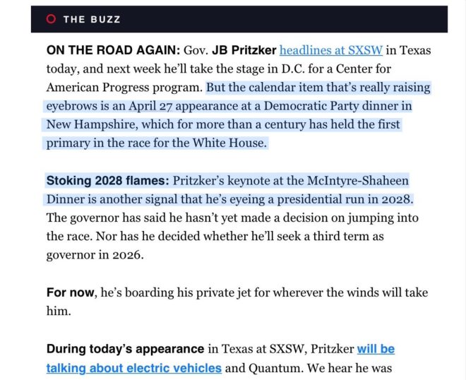 Gigantic Nepo Baby Pritzker Heads to NH: Presidential Run?
Blue State Governors Ruining America: What’s the Agenda?