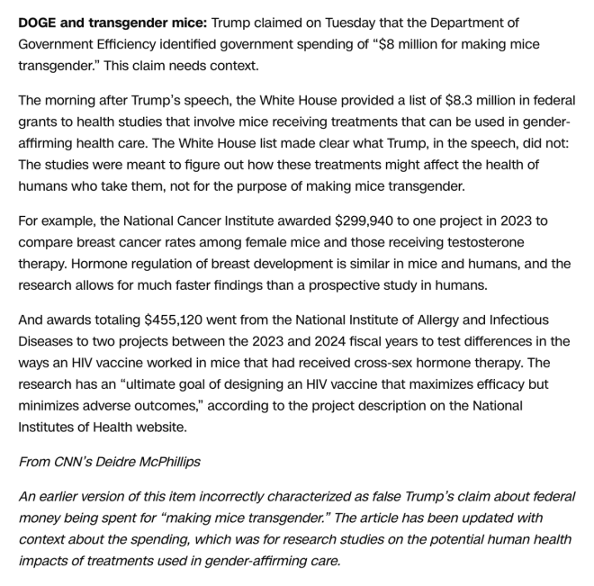 Government Confirms $8M Spent on 'Transgender Mice' Project!