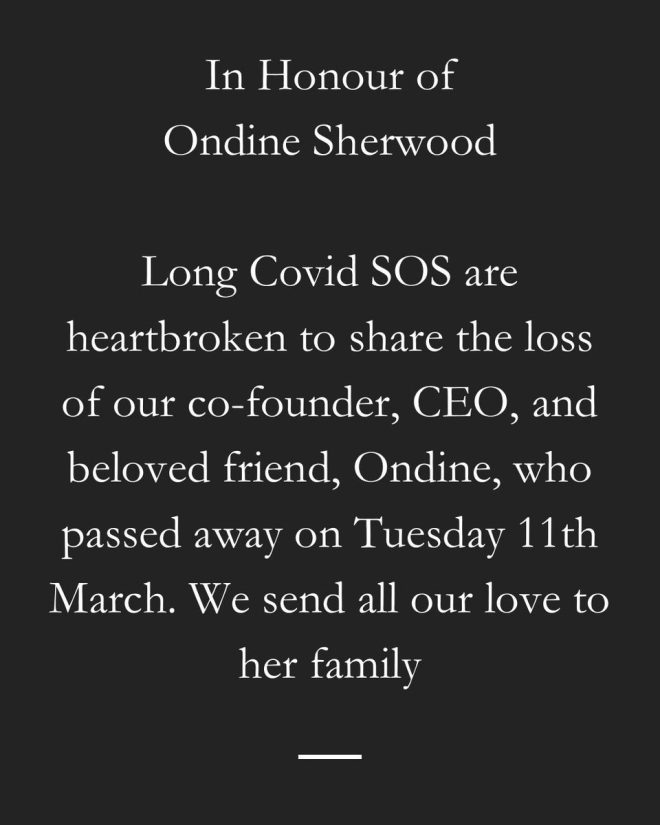 Heartbreaking Death of Our Beloved Co-Founder Ondine