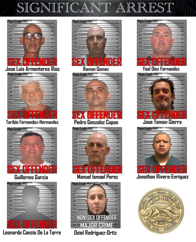ICE Nabs 10 Illegal Alien Sex Offenders in Florida Stunner!