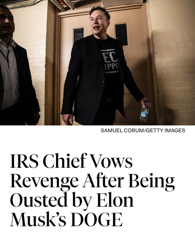 IRS Chief Threatens Elon Musk: "Doge's Reign Ends Here!"