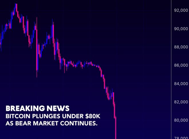 JUST IN: Bitcoin Crashes Below $80K, $5B Longs Liquidated!