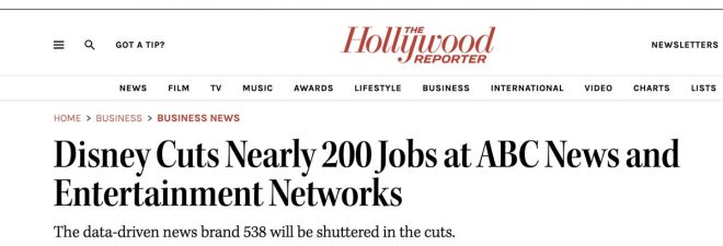 🚨JUST IN🚨 Disney's ABC News Cuts 200 Jobs: Is Journalism at Risk?