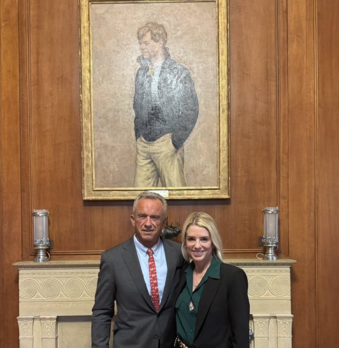 JUST IN: RFK Jr. Claims Pam Bondi's Office Displays Only His Portrait!