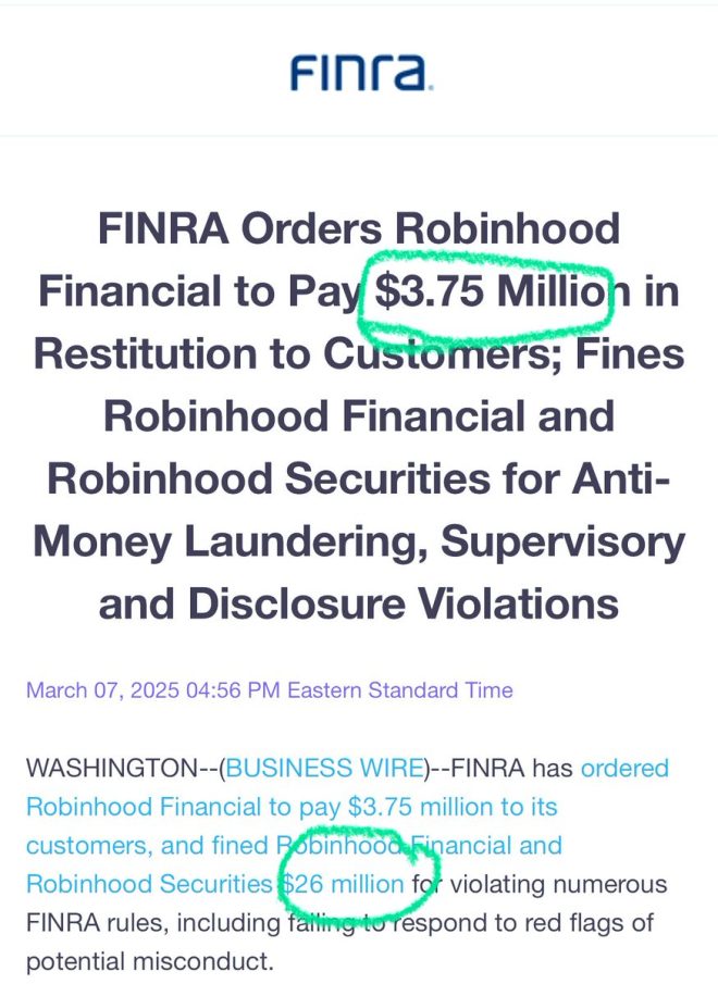JUST IN: Robinhood's $29.75M Fine Sparks Outrage Over $GME Crisis!
