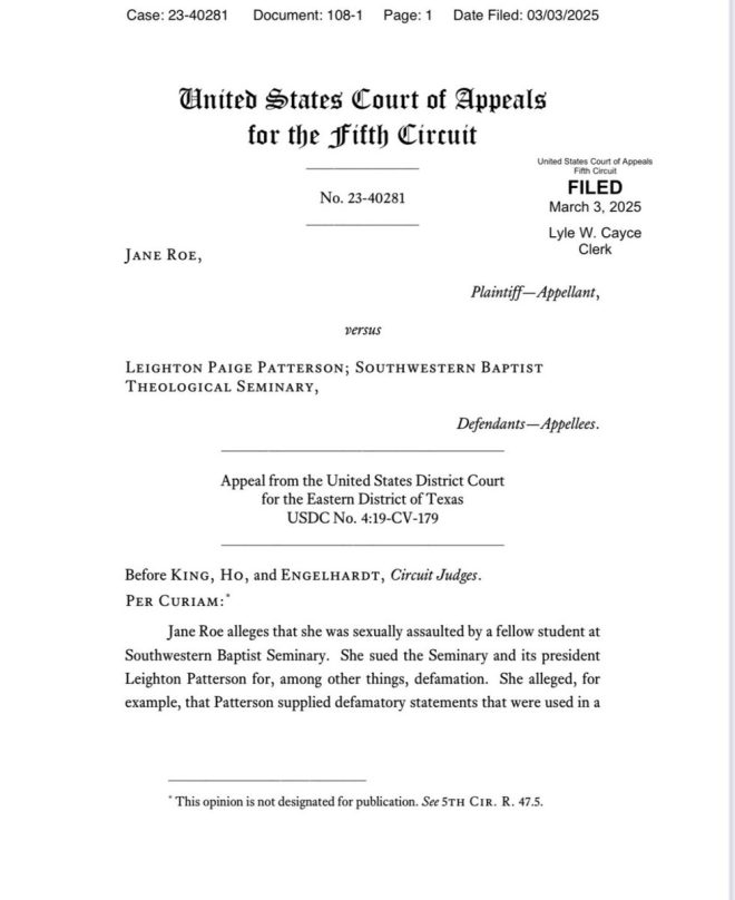 JUST IN: Shocking Trial Set for Paige Patterson Over Abuse Claims!