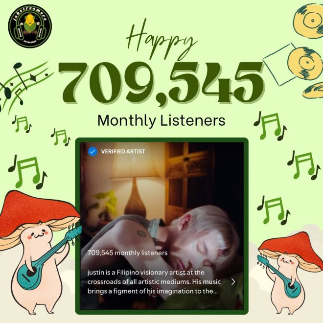 Just in: Justin Hits 700k Spotify Listeners on Surreal’s Anniversary!