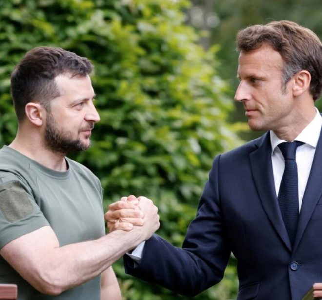 Macron Blames Russia: "Ukraine Fights for Europe's Security!"