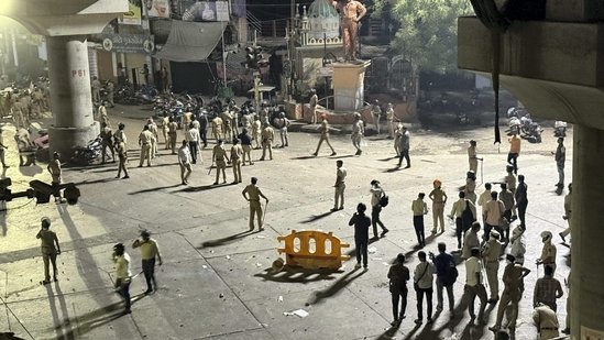 Nagpur to restore peace and order after Aurangzeb riots.